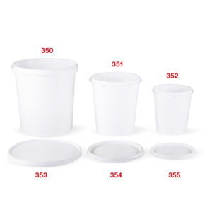 350 - 355 White bucket