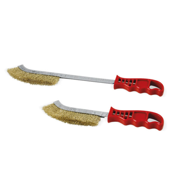 245 Brass plated steel hand brush